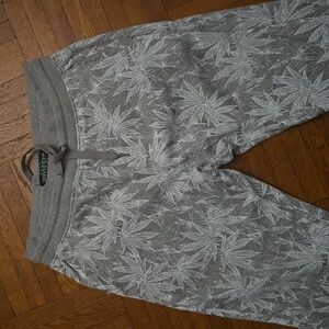 Sweat pants weed edition